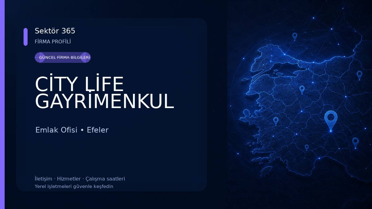 CİTY LİFE GAYRİMENKUL Emlak Ofisi