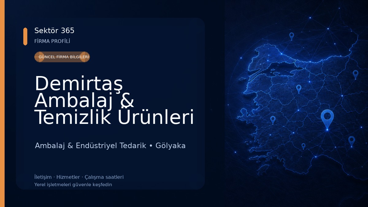 Demirtaş Ambalaj & Temizlik Ürünleri Ambalaj & Endüstriyel Tedarik