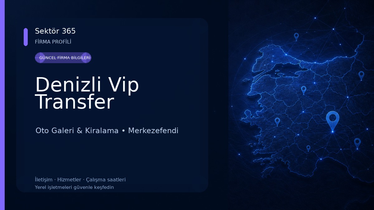 Denizli Vip Transfer