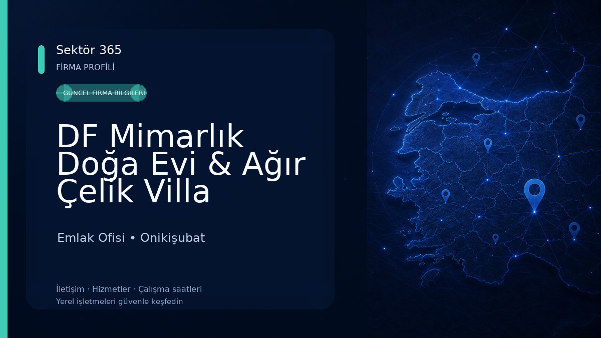 DF Mimarlık Doğa Evi & Ağır Çelik Villa Üretimi & Mimarlık Hizmetleri