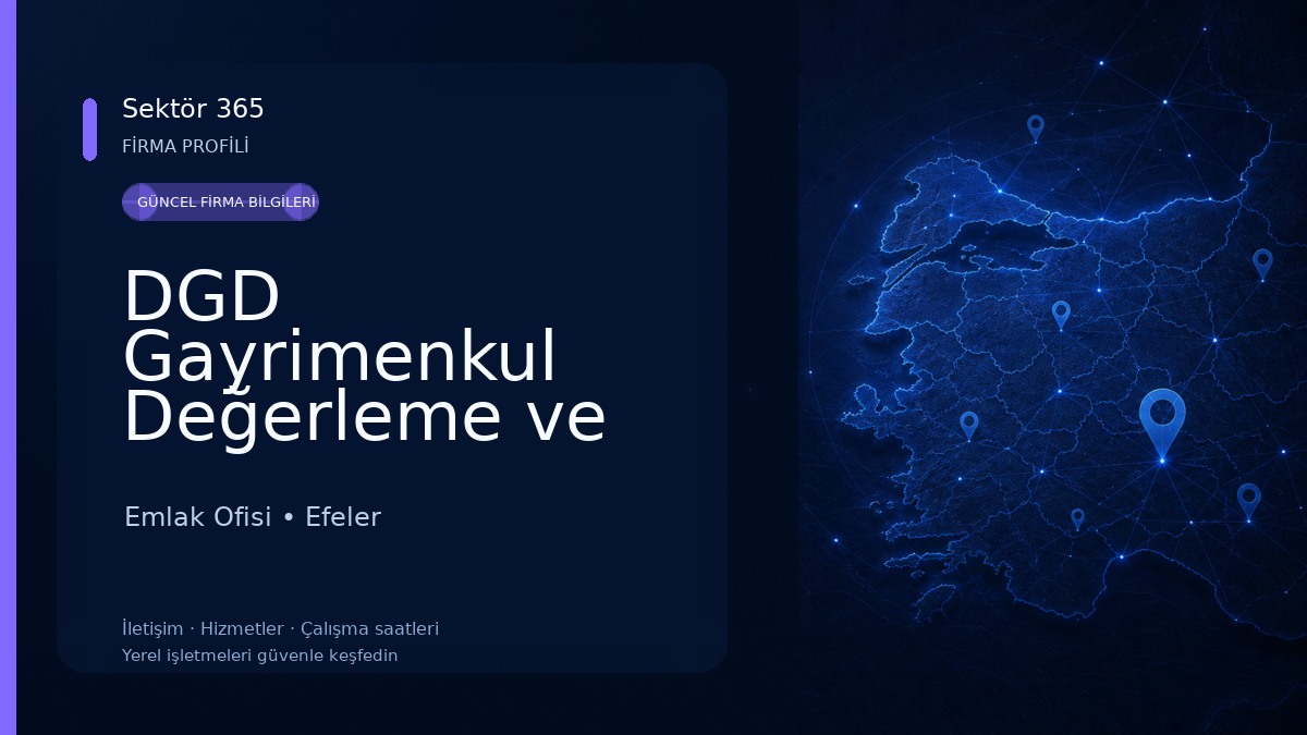 DGD Gayrimenkul Değerleme ve Danışmanlık A.Ş. Her hakkı saklıdır