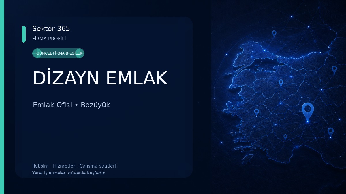 DİZAYN EMLAK Emlak Ofisi