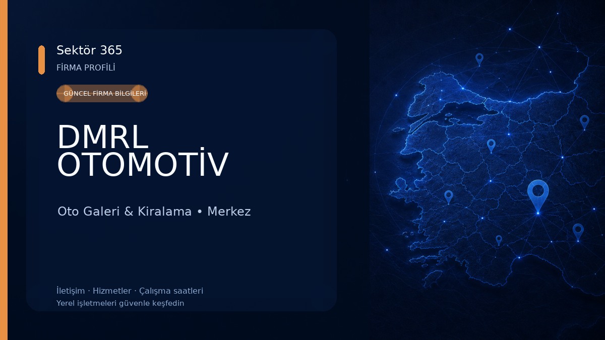 DMRL OTOMOTİV Oto Galeri & Kiralama