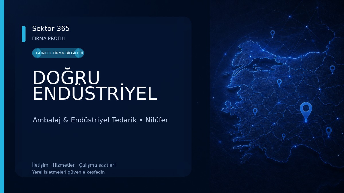 DOĞRU ENDÜSTRİYEL Ambalaj & Endüstriyel Tedarik