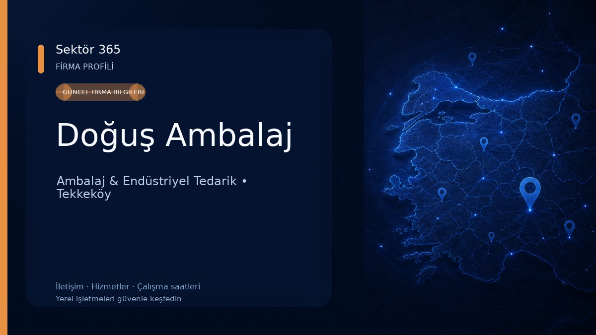 Doğuş Ambalaj Ambalaj & Endüstriyel Tedarik