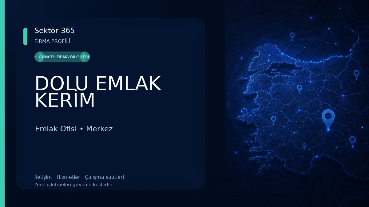 DOLU EMLAK KERİM Emlak Ofisi