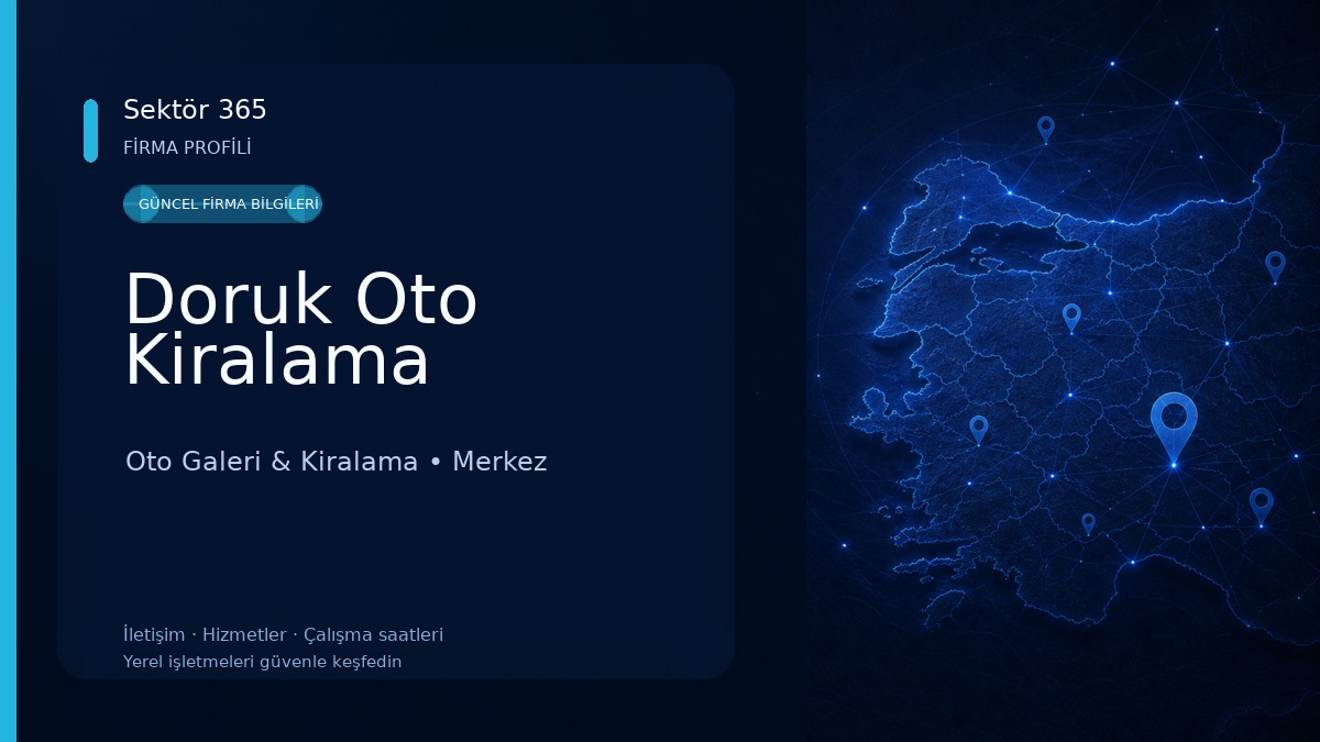 Doruk Oto Kiralama Oto Galeri & Kiralama