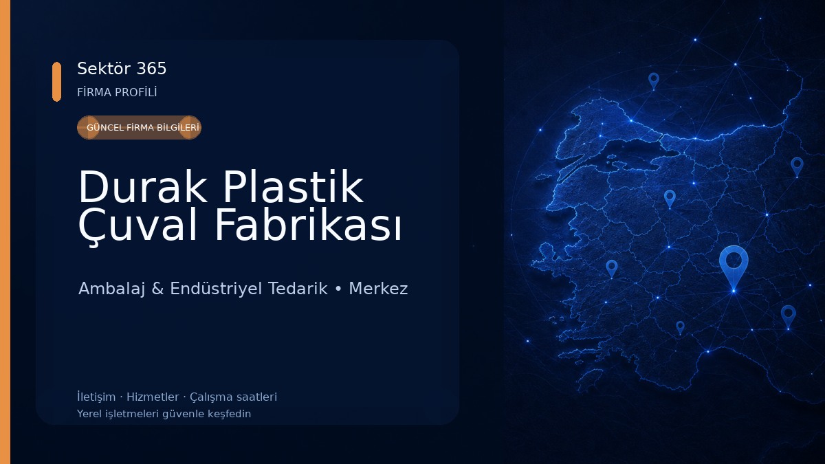 Durak Plastik Çuval Fabrikası 