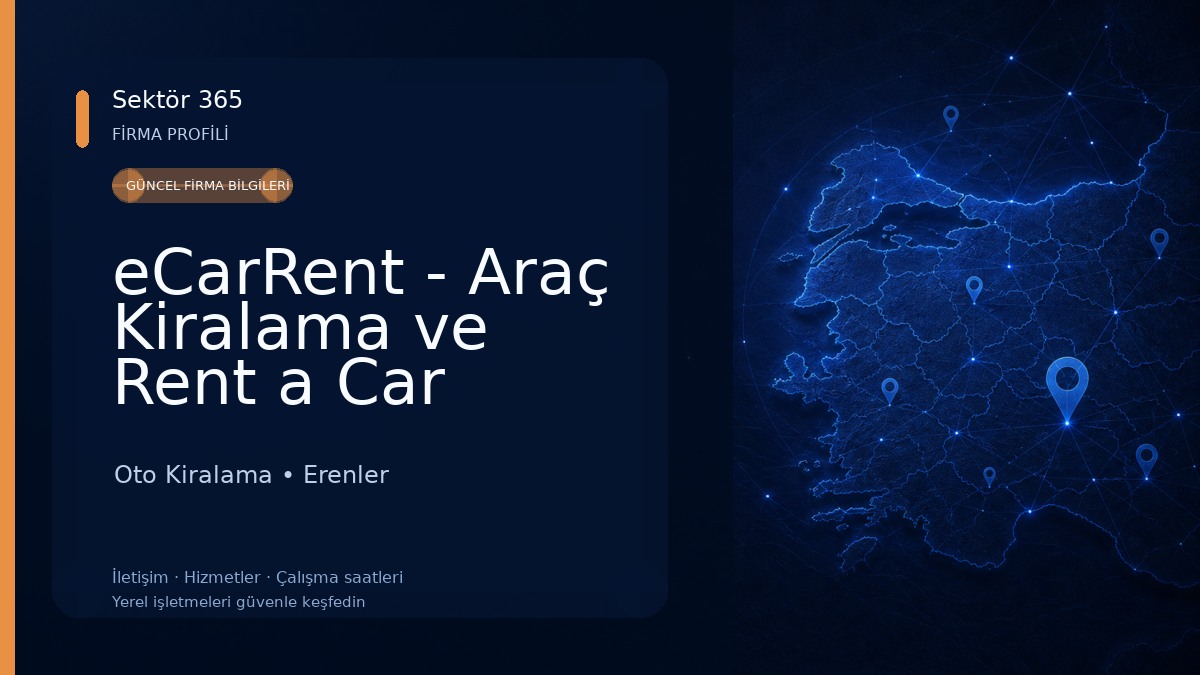 eCarRent - Araç Kiralama ve Rent a Car Oto Kiralama
