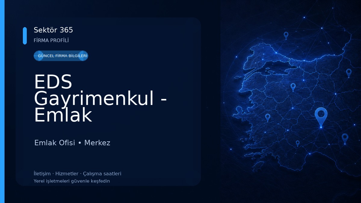 EDS Gayrimenkul - Emlak