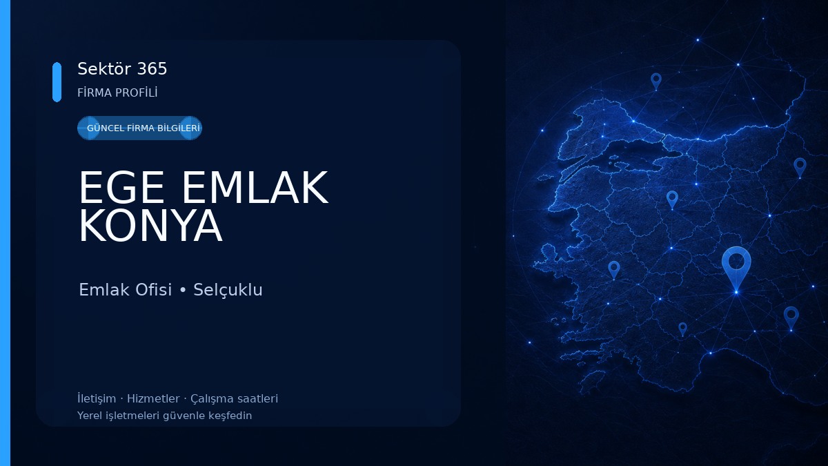 EGE EMLAK KONYA Emlak Ofisi