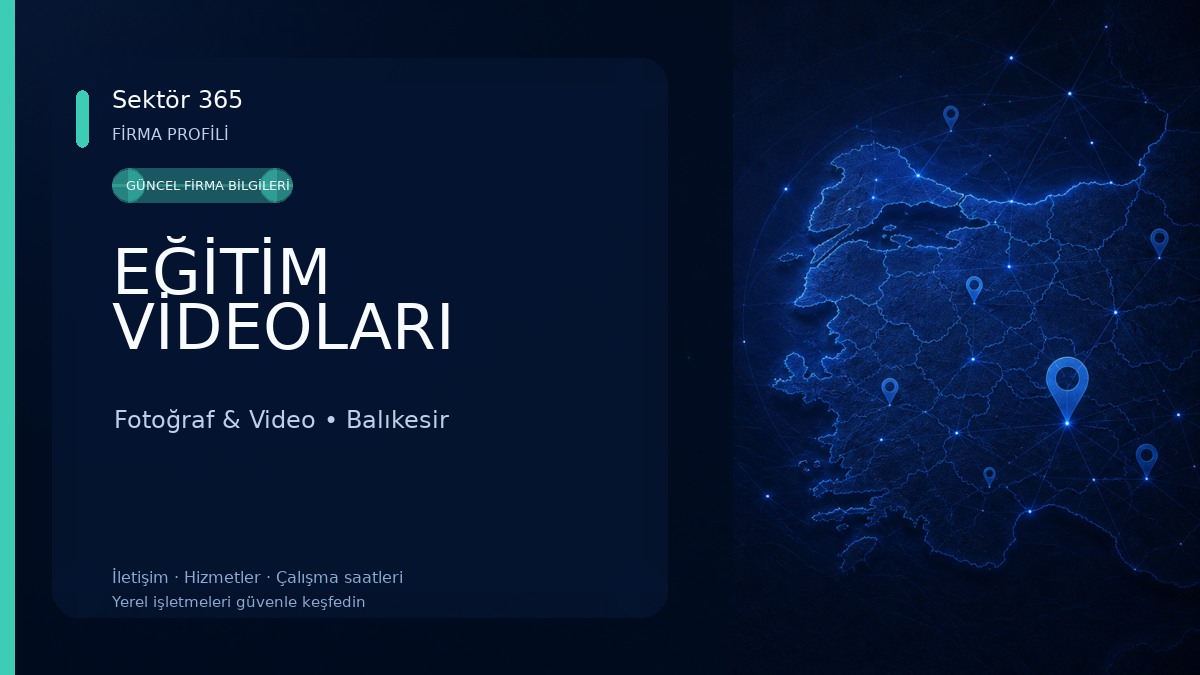 EĞİTİM VİDEOLARI 