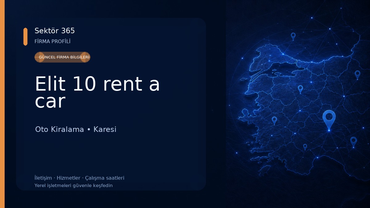 Elit 10 rent a car Oto Kiralama