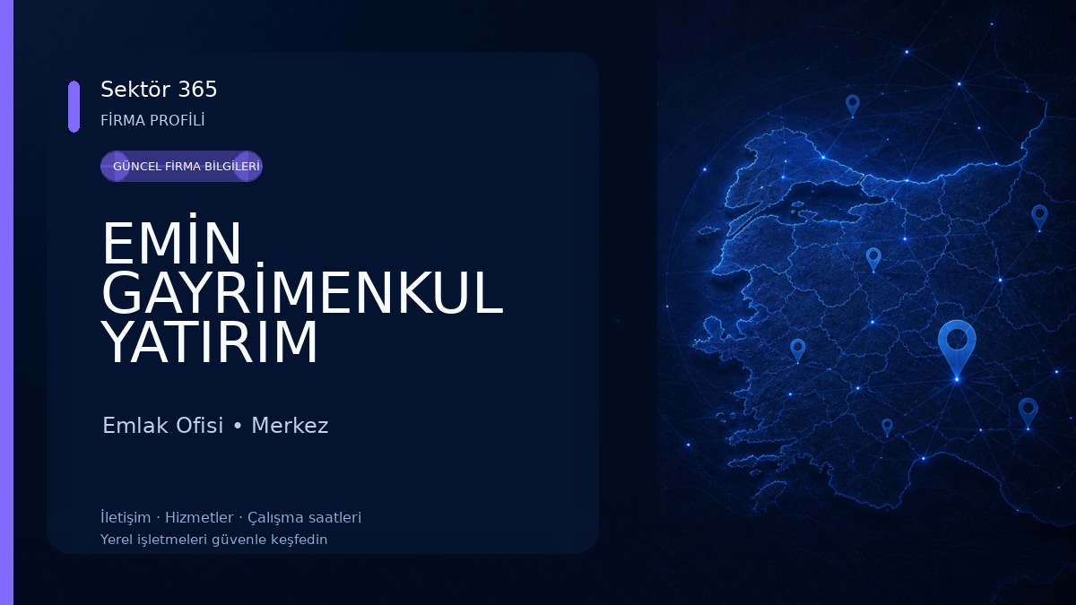 EMİN GAYRİMENKUL YATIRIM