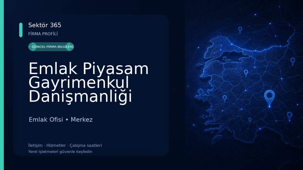 Emlak Piyasam Gayrimenkul Danişmanliği Emlak Ofisi