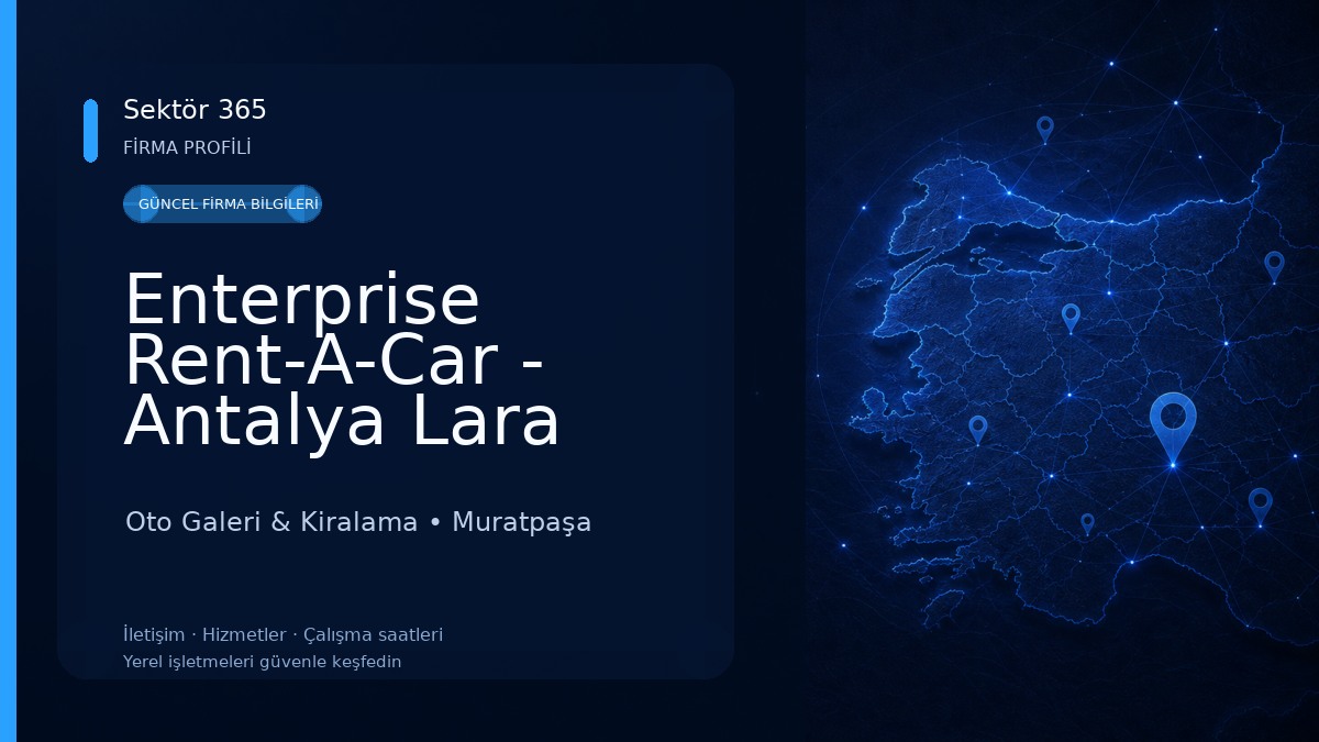 Enterprise Rent-A-Car - Antalya Lara Araç Kiralama