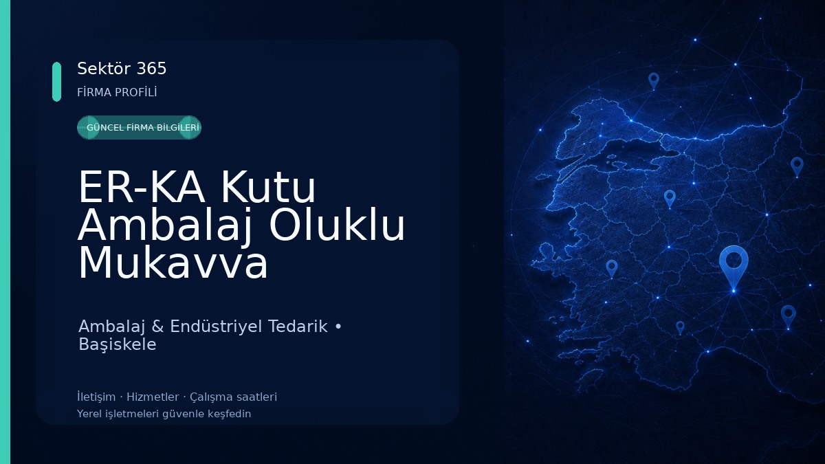 ER-KA Kutu Ambalaj Oluklu Mukavva Ambalaj & Endüstriyel Tedarik