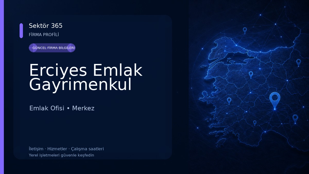 Erciyes Emlak Gayrimenkul Emlak Ofisi
