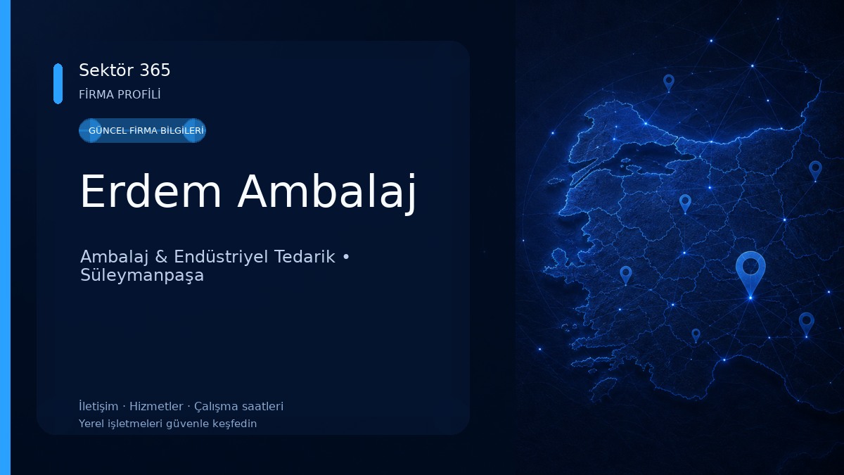 Erdem Ambalaj Ambalaj & Endüstriyel Tedarik