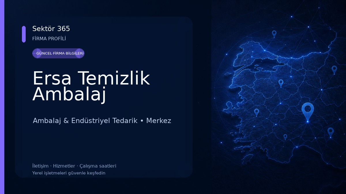 Ersa Temizlik Ambalaj