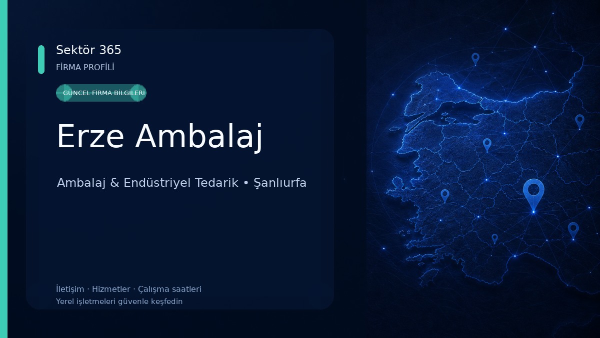 Erze Ambalaj Ambalaj & Endüstriyel Tedarik
