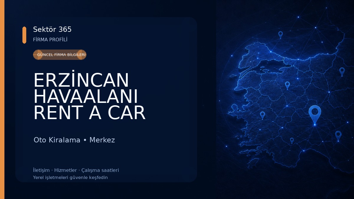 ERZİNCAN HAVAALANI RENT A CAR 