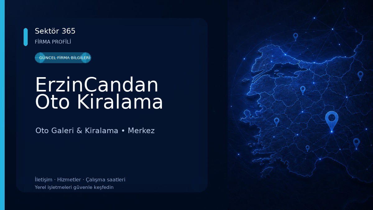 ErzinCandan Oto Kiralama Oto Galeri & Kiralama