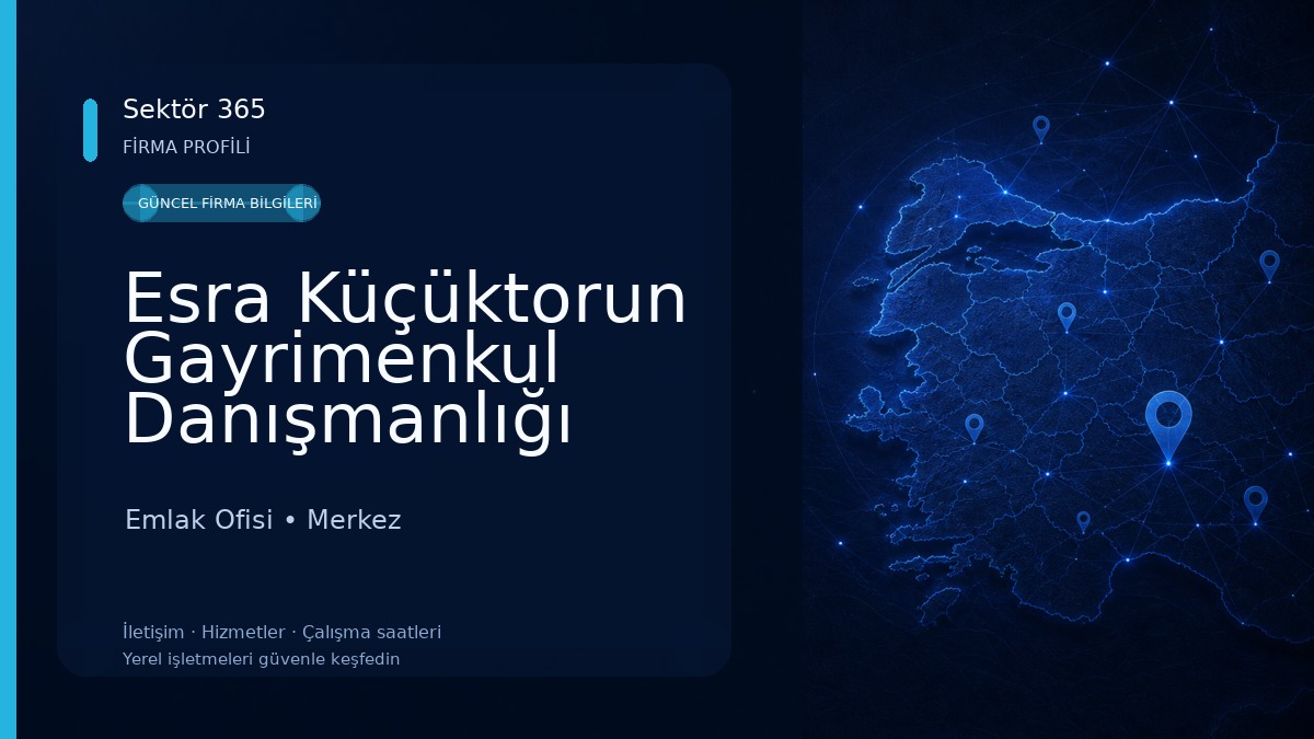 Esra Küçüktorun Gayrimenkul Danışmanlığı