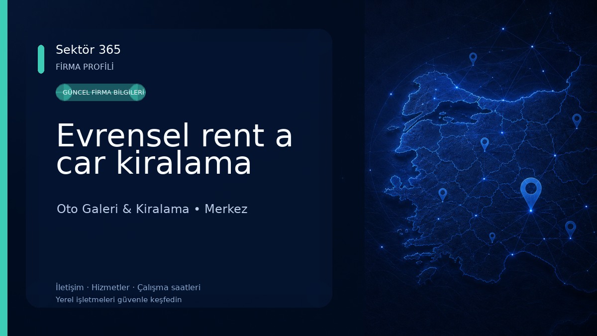 Evrensel rent a car kiralama Oto Galeri & Kiralama