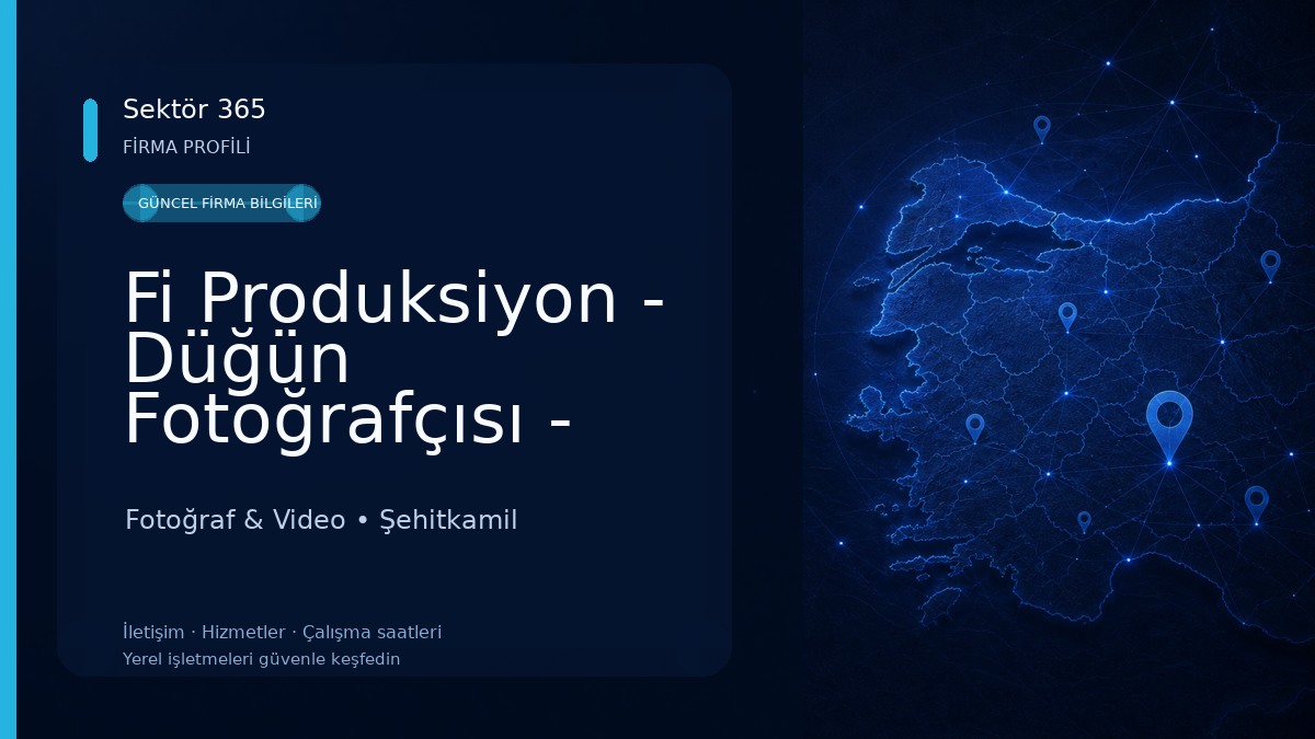 Fi Produksiyon - Düğün Fotoğrafçısı - Çekim Platosu