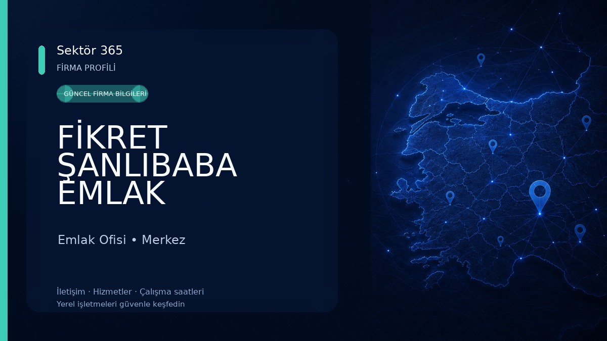 FİKRET ŞANLIBABA EMLAK 