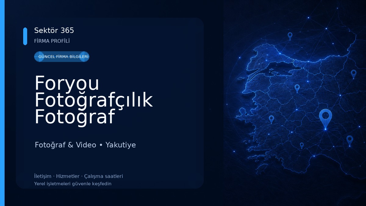Foryou Fotoğrafçılık Fotoğraf Fabrikam Fotoğraf & Video