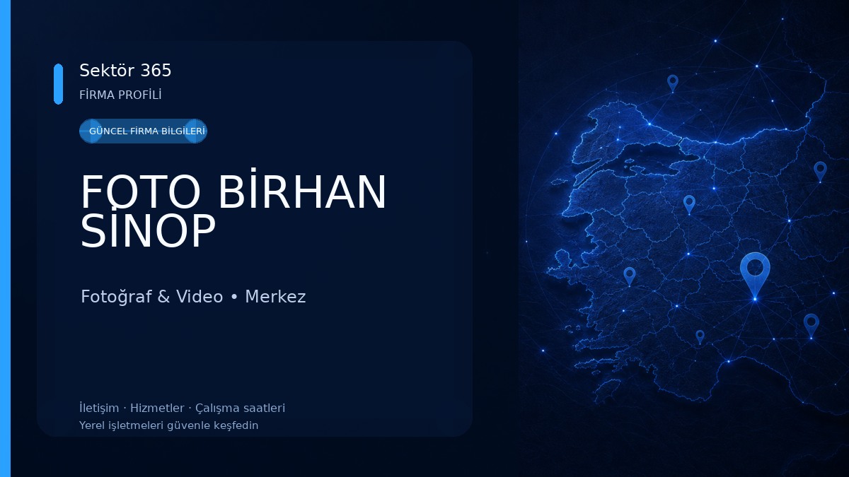 FOTO BİRHAN SİNOP Fotoğraf & Video
