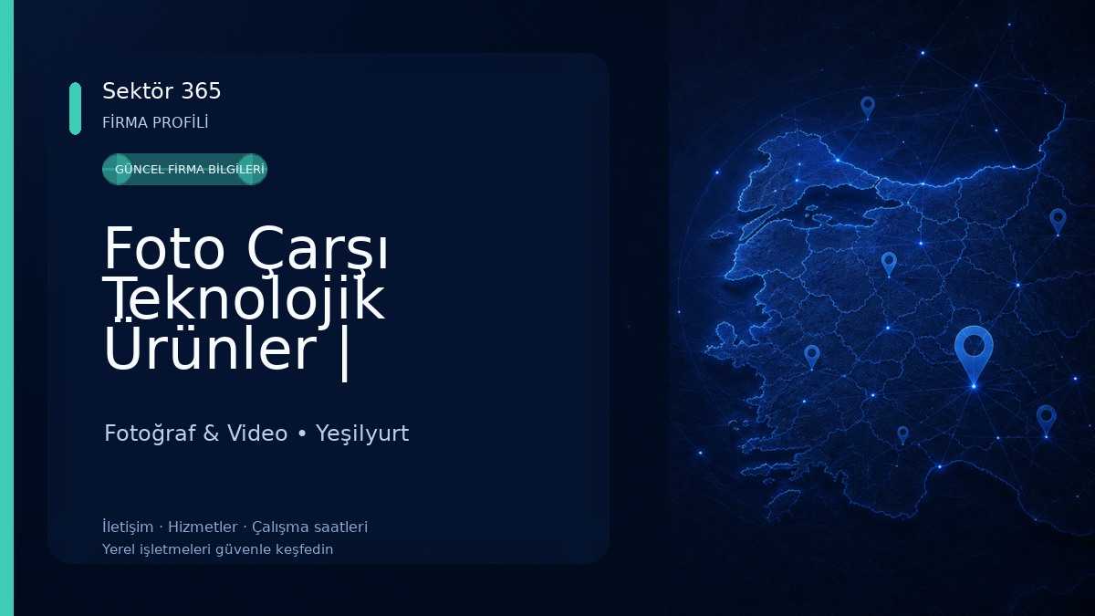 Foto Çarşı Teknolojik Ürünler | Fotoğrafçılık Ekipmanları