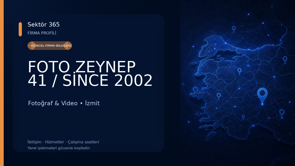 FOTO ZEYNEP 41 / SİNCE 2002 Fotoğraf & Video