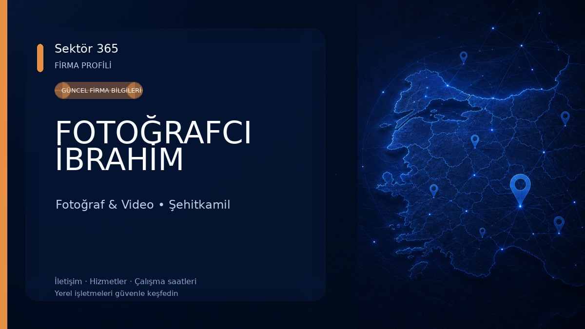 FOTOĞRAFCI İBRAHİM