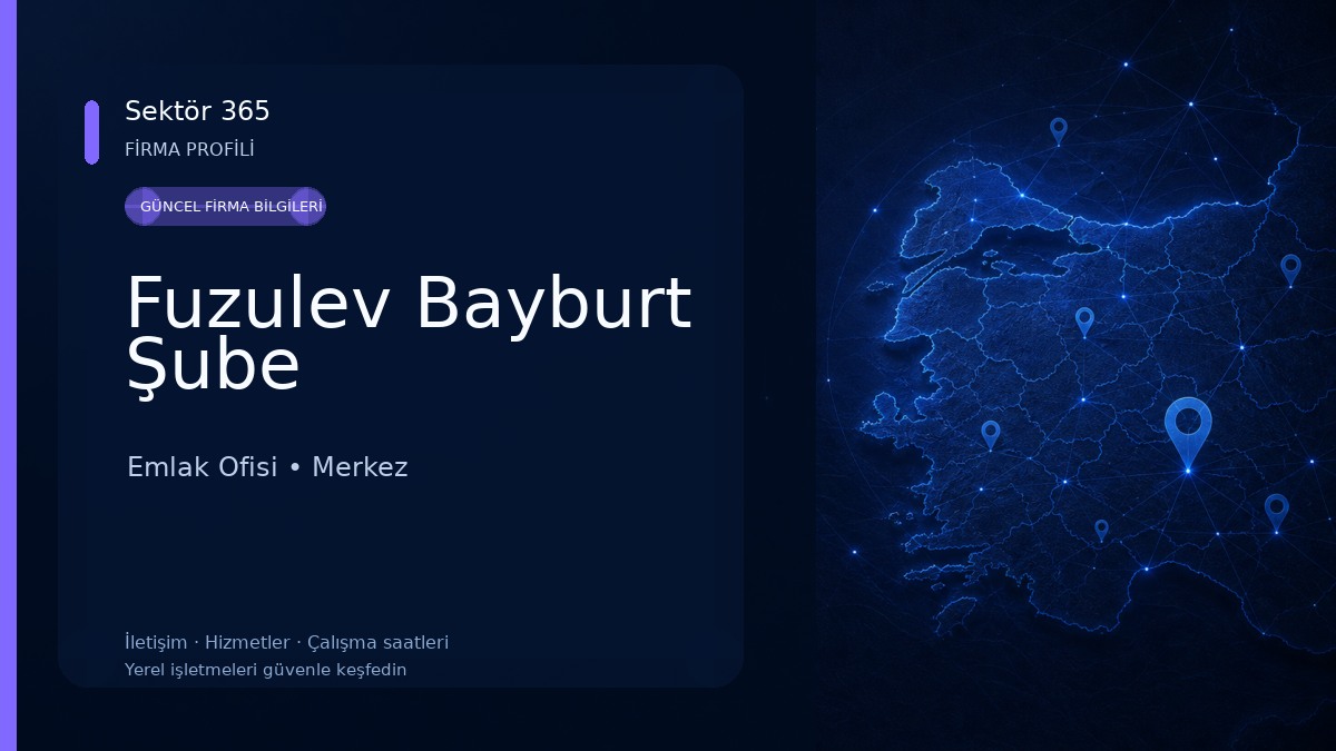 Fuzulev Bayburt Şube Emlak Ofisi