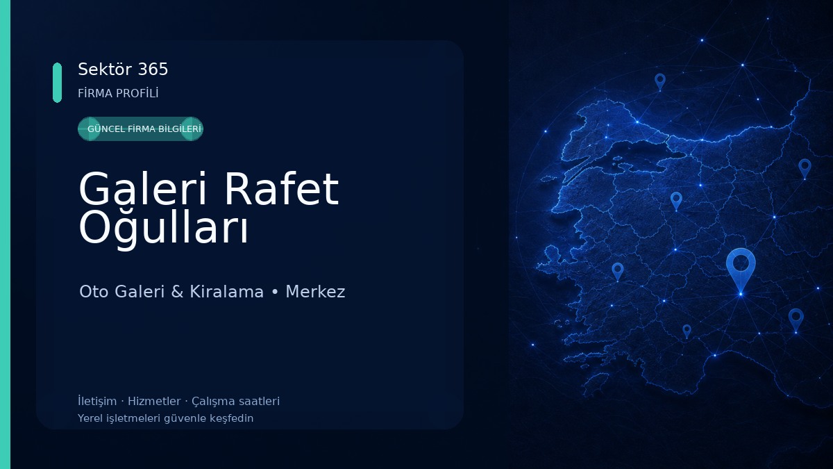 Galeri Rafet Oğulları Oto Galeri & Kiralama