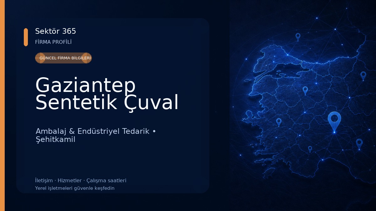 Gaziantep Sentetik Çuval
