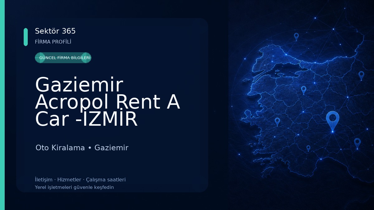 Gaziemir Acropol Rent A Car -İZMİR Havalimanı Araç Kiralama GAZİEMİR RENT A CAR 7/24 ARAÇ KİRALAMA 