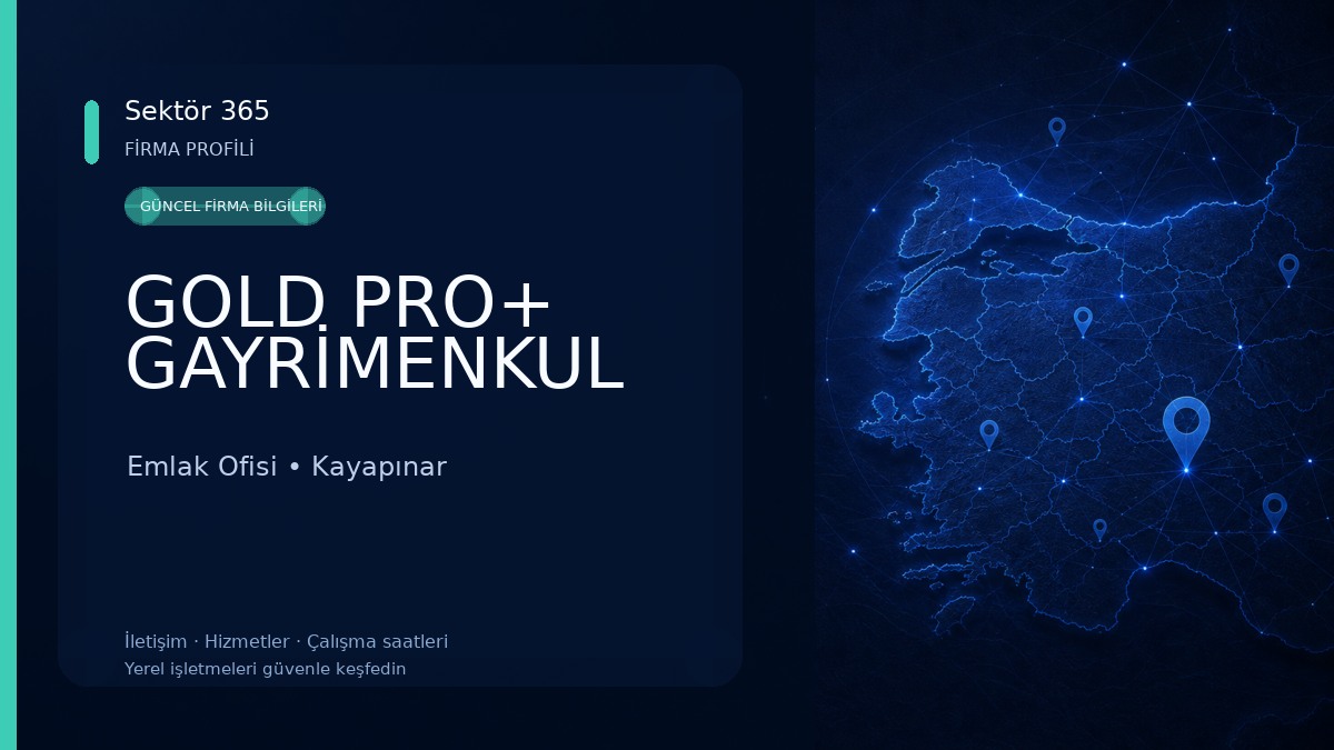GOLD PRO+ GAYRİMENKUL