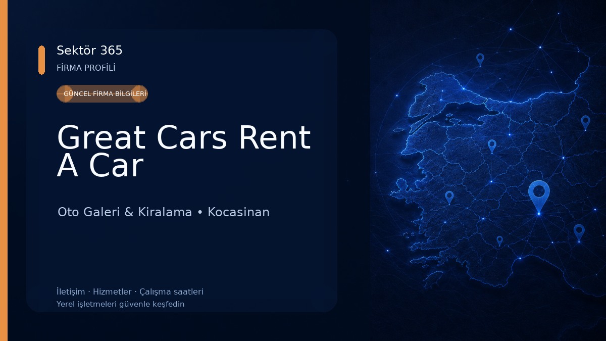 Great Cars Rent A Car Oto Galeri & Kiralama