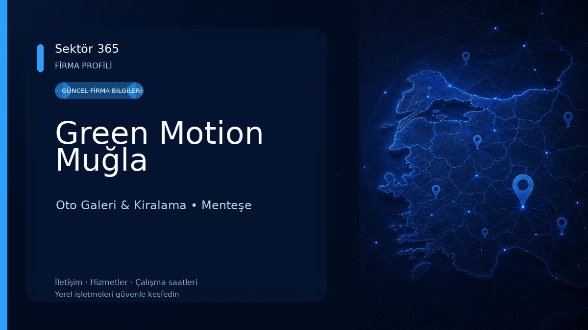 Green Motion Muğla 