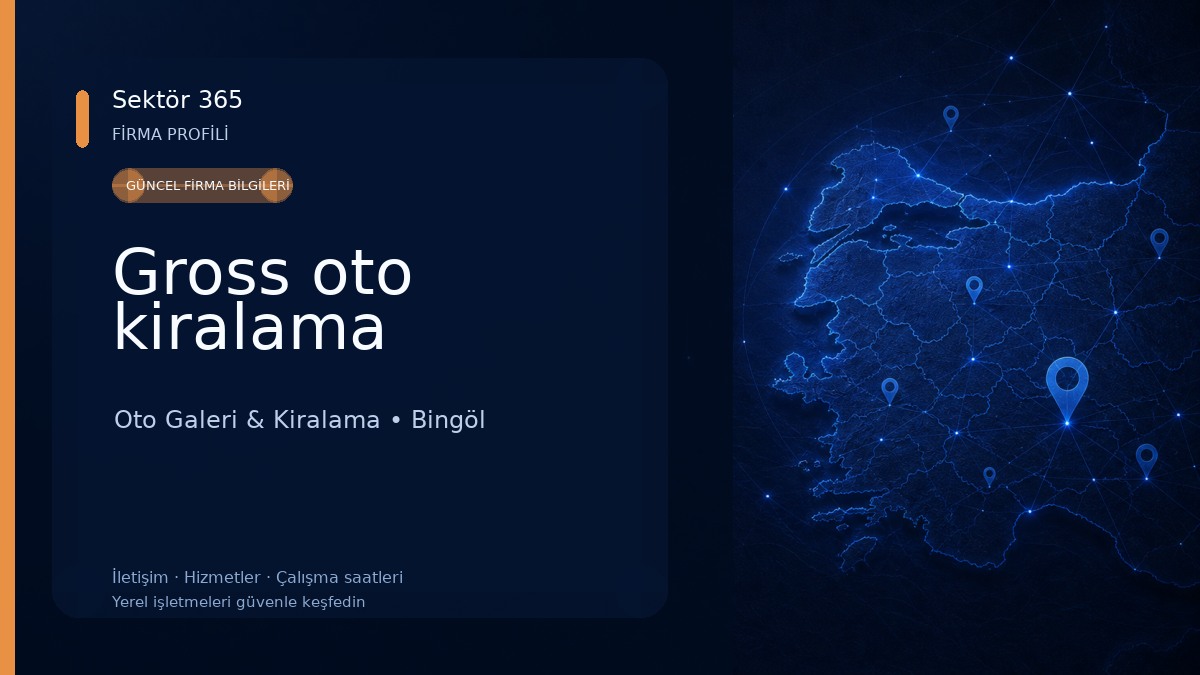 Gross oto kiralama Oto Galeri & Kiralama
