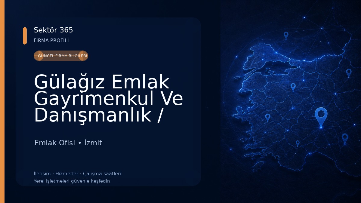 Gülağız Emlak Gayrimenkul Ve Danışmanlık / Smg Baskı Emlak Ofisi