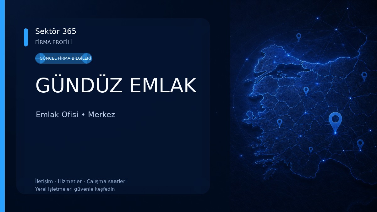 GÜNDÜZ EMLAK Emlak Ofisi