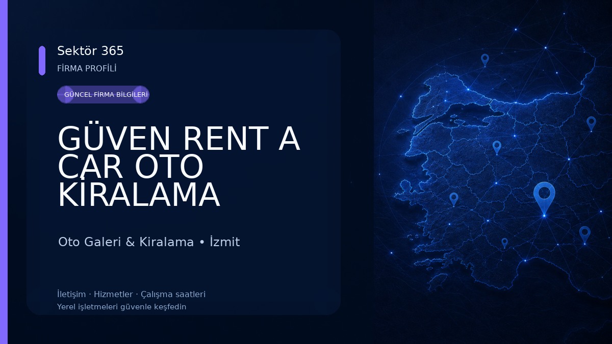 GÜVEN RENT A CAR OTO KİRALAMA Oto Galeri & Kiralama