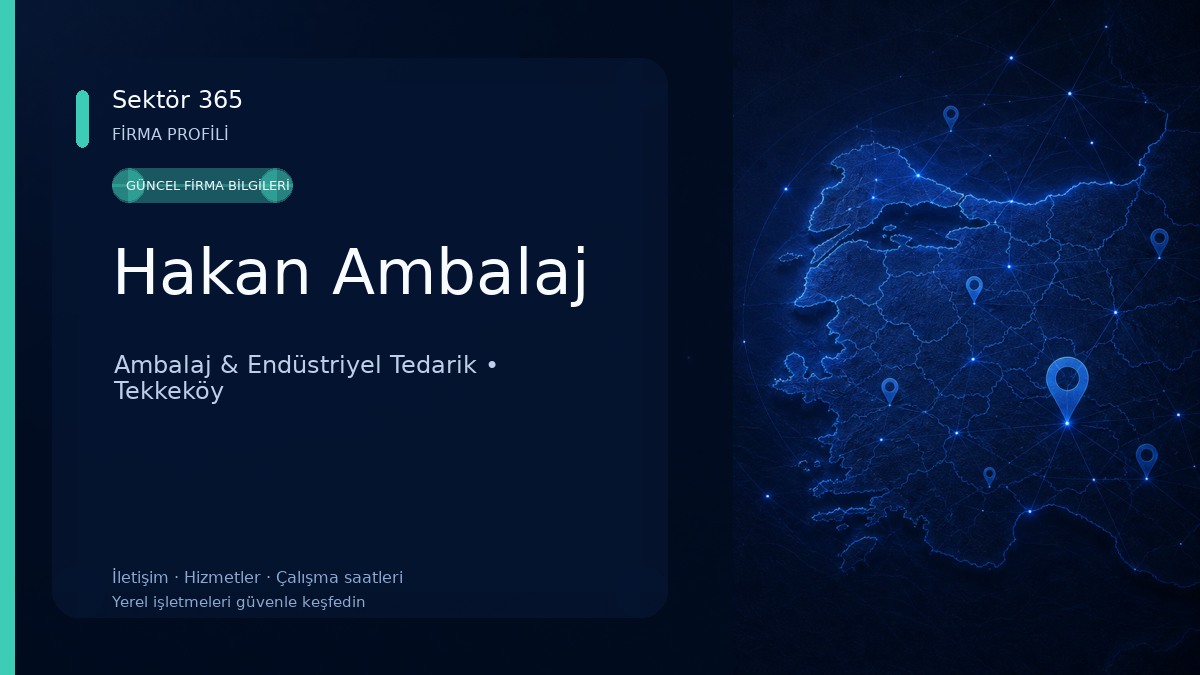 Hakan Ambalaj Ambalaj & Endüstriyel Tedarik