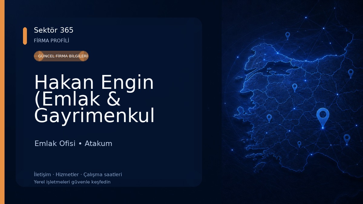 Hakan Engin (Emlak & Gayrimenkul Danışmanı)
