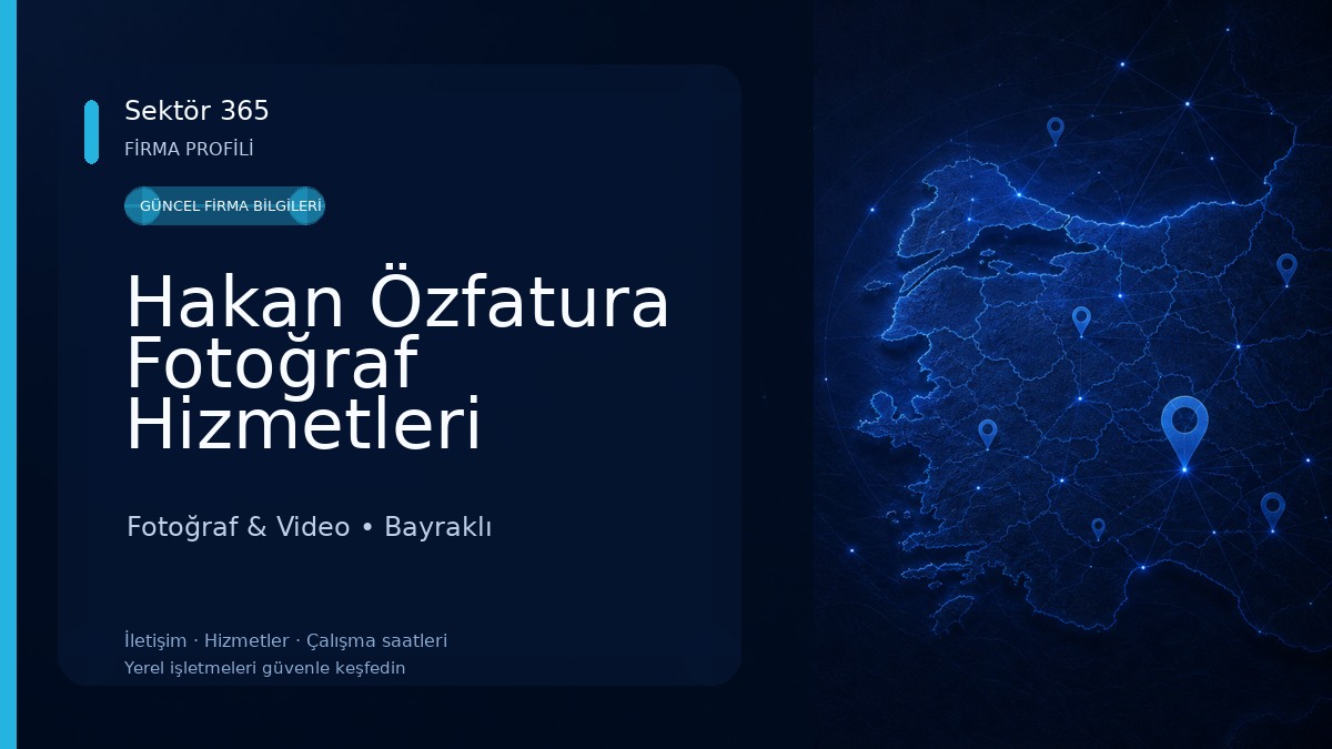 Hakan Özfatura Fotoğraf Hizmetleri